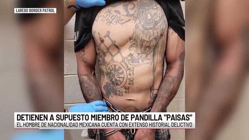 Detienen a supuesto miembro de la pandilla "Paisas"